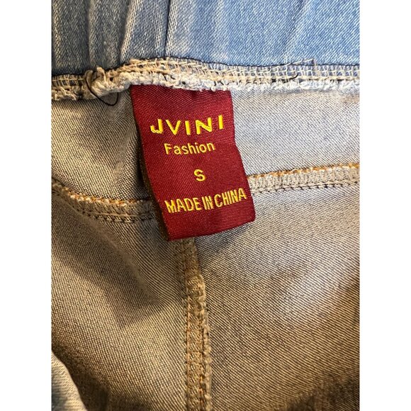 Jvini Embroidered Rose Jeggings - Picture 8 of 10